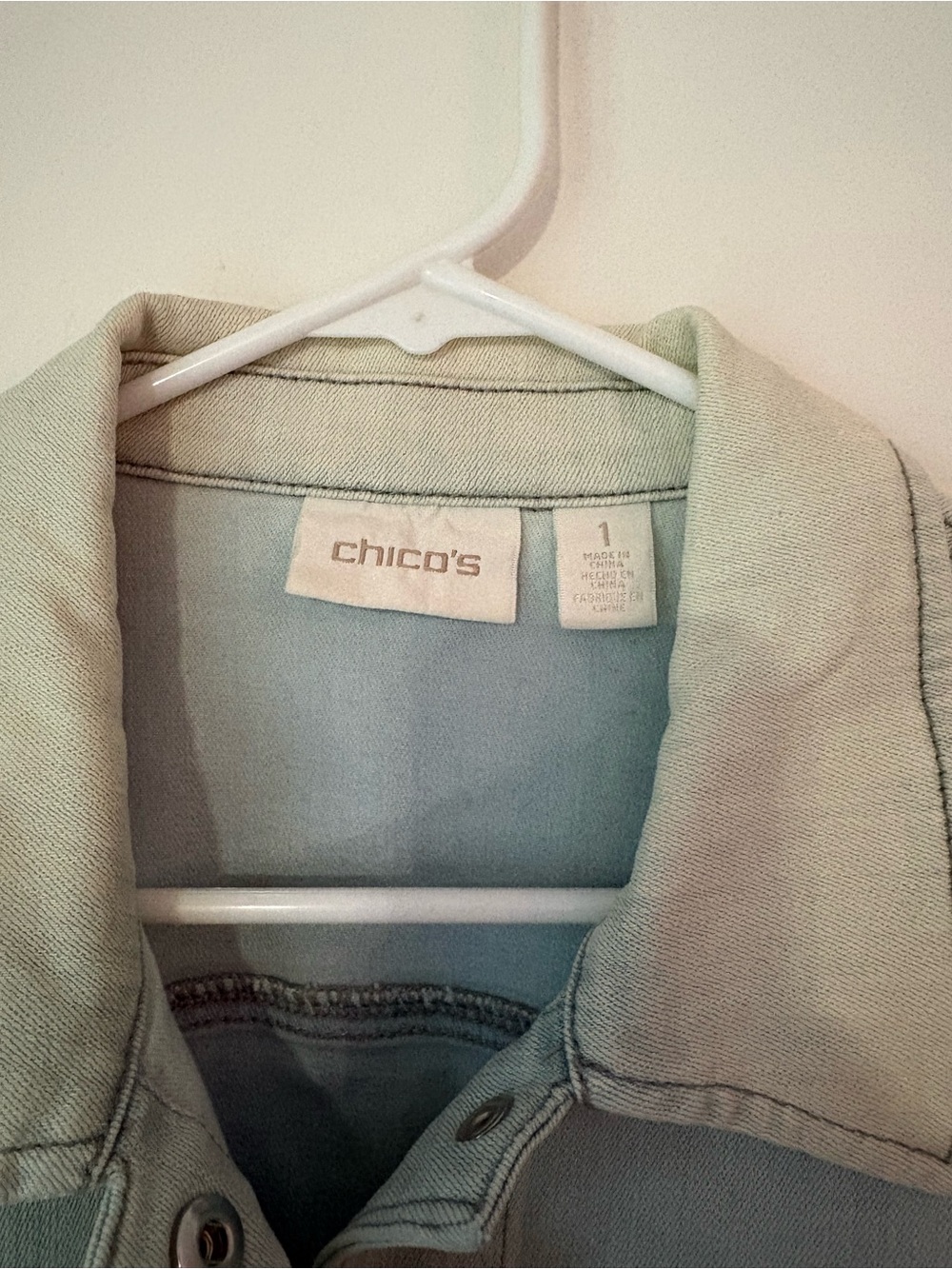 Chico's Button-Front Jacket - Picture 2 of 8